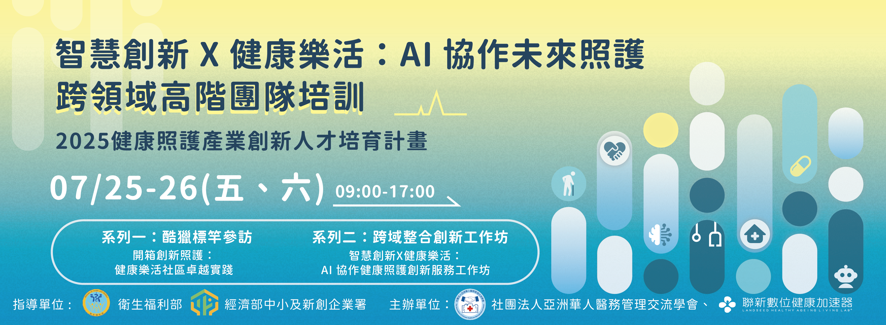 「智慧創新 × 健康樂活：AI協作未來照護」跨領域高階團隊培訓